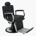 Ayala Gustav Black Barbers Chair