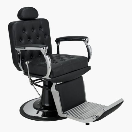 Ayala Gustav Black Barbers Chair