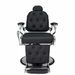 Ayala Lion Black Barbers Chair