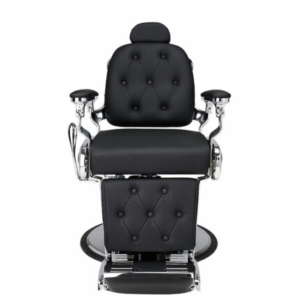 Ayala Lion Black Barbers Chair