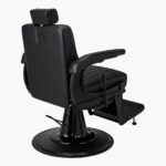Ayala Pablo Black Barbers Chair