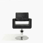 Felicitas Black Croco Hydraulic Styling Chair