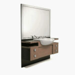 Nelson Mobilier Manspace Frontwash Barbers Unit