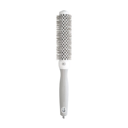 Olivia Garden Expert Blowout Speed Hair Brush - White and Grey 25mm