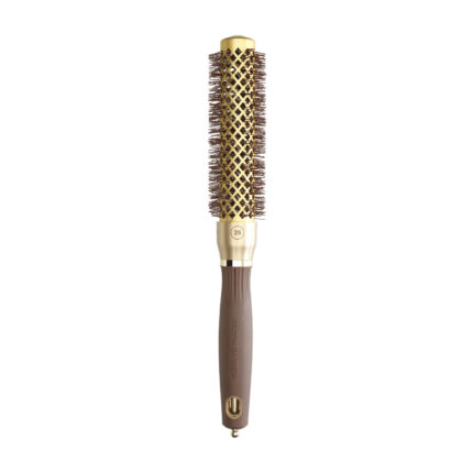 Olivia Garden Expert Blowout Speed Wavy Bristles - Gold and Brown 25mm