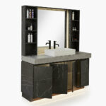 REM Oxford Barbers Mirror Unit