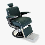 REM Voyager Select Barbers Chair In Coloured Upholstery - Image 3