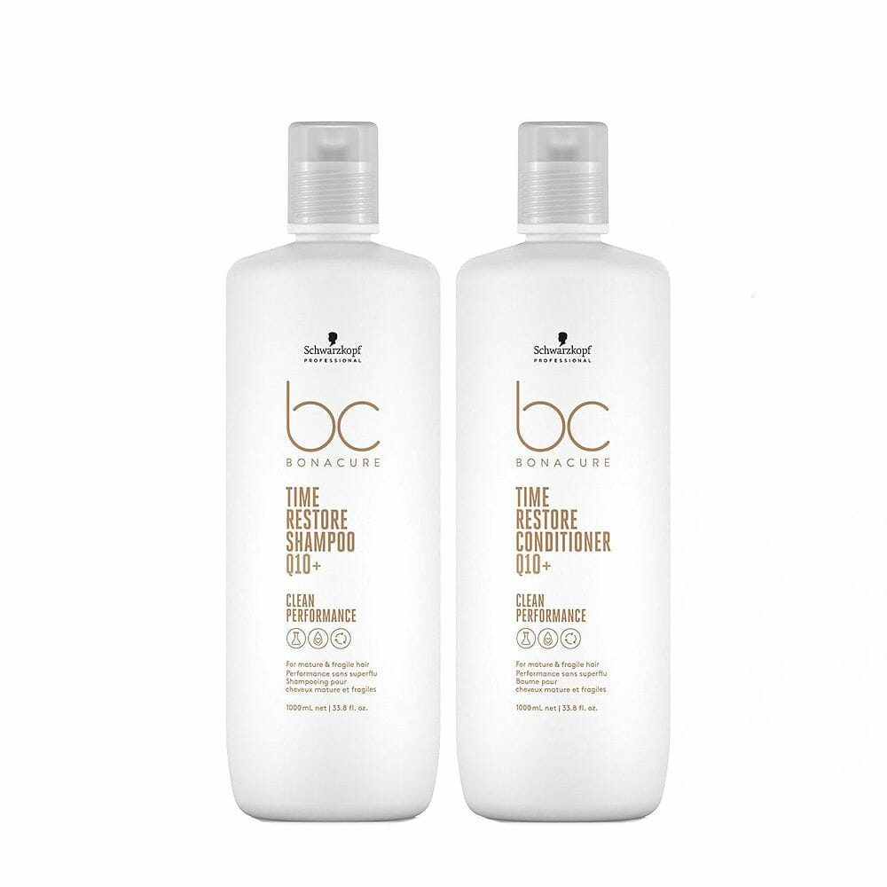 Schwarzkopf Bonacure Time Restore Q10+ Shampoo & Conditioner 1000ml