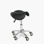 Sibel Black Multi Functional Saddle Stool