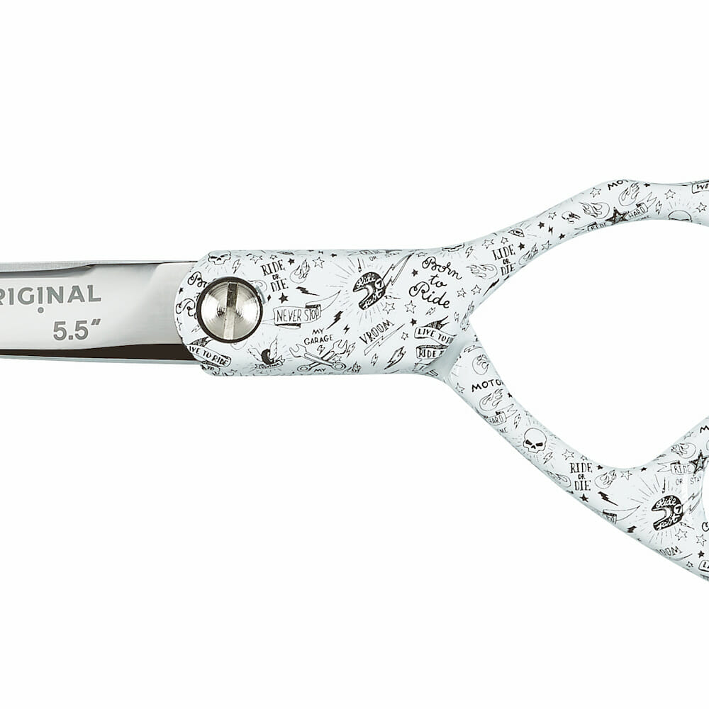 Sinelco Motorcycle Offset Hairdressing Scissors