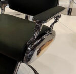 Mila Tiger Diamond Barbers Chair in Premium Upholstery