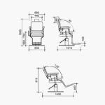 Nelson Mobilier Hipster Barbers Chair