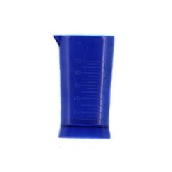 Blue Peroxide Measuring Jug