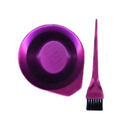 Metallic Pink Tinting Bowl & Brush Set