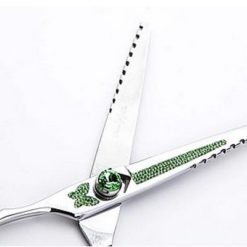 DESIGNDOO Emerald Long Left Handed 6.8 Inch Scissors