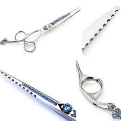 DESIGNDOO Swarovski Jewellery 6.7 Inch Long Hairdressing Scissors