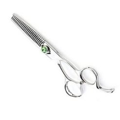 DESIGNDOO Green Shaggy Thinning Scissors