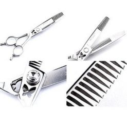 DESIGNDOO Mini Twin Dual 30 Teeth Thinning Scissors